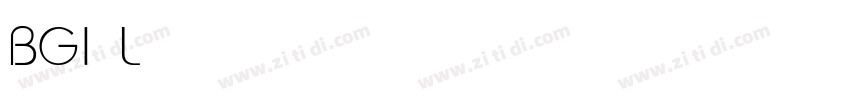 BGI Light字体转换